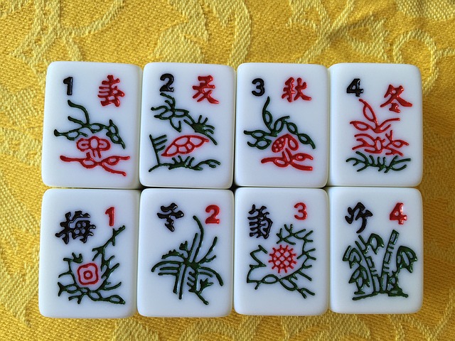 mahjong kostky